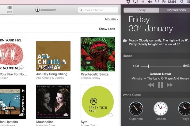 iTunes 12.1 synch improvements