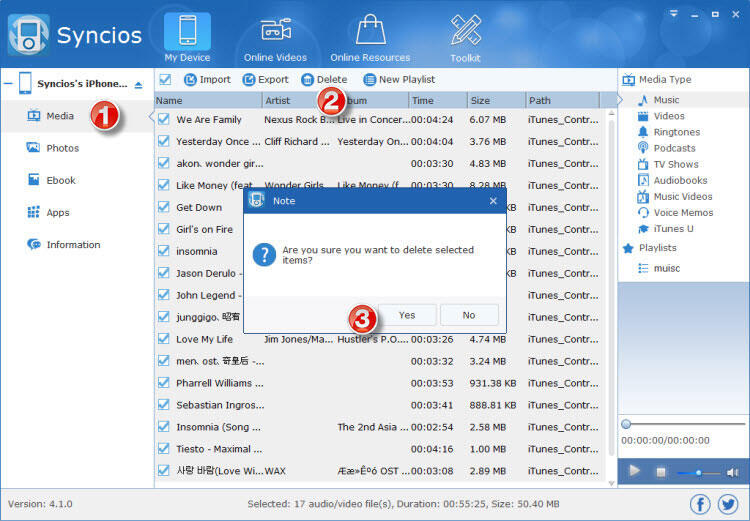 how to delete songs from iphone
