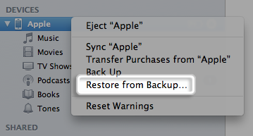 How to recover deleted photos from iTunes backup?