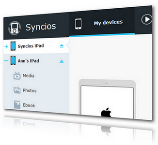 Transferir dados do iPad com o Syncios iPad Transfer