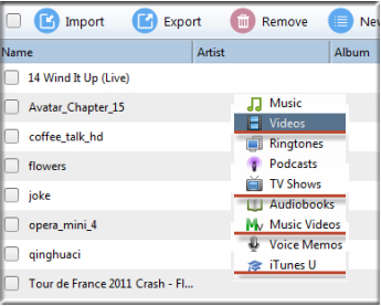 Transfer iPod Videos