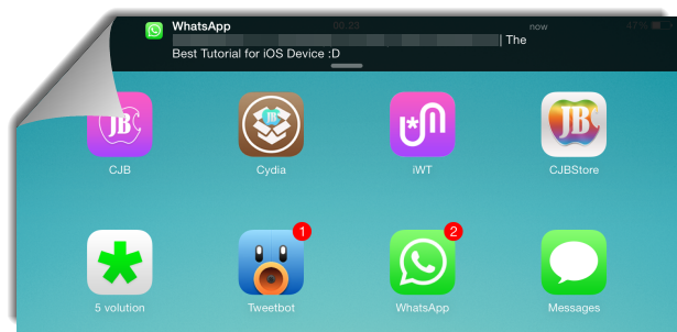 Activate whatsapp ipad ipod iOS 7