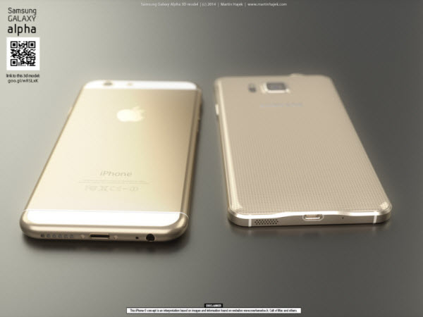 iPhone 6 VS Galaxy Alpha