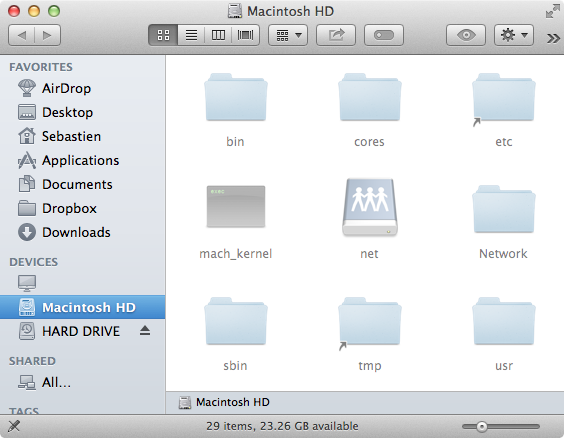 show hidden files on mac