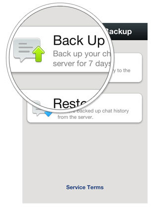 backup wechat message