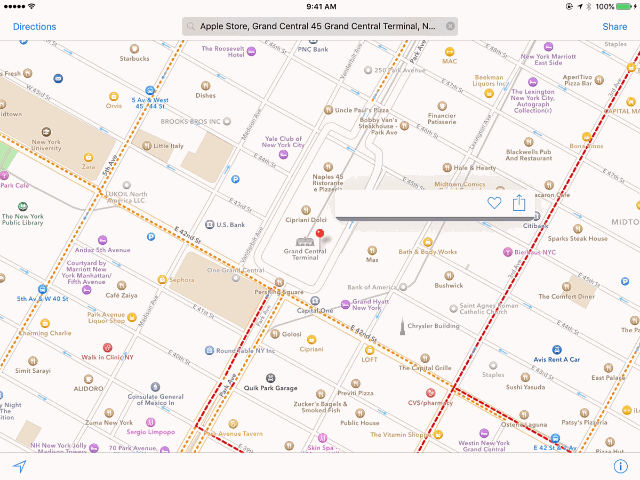 map on iOS 9