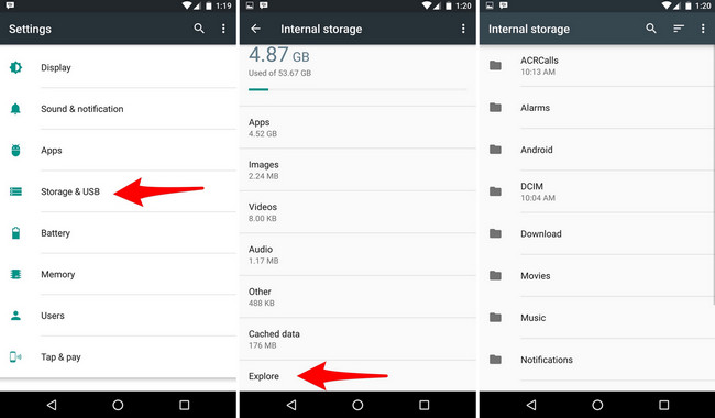 android file system