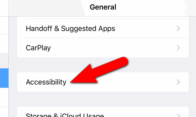 iphone setting acessibility