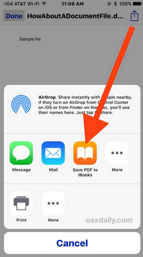 save mail attche on ibook