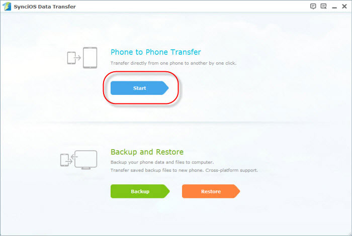 Transferência de dados de iphone para samsung