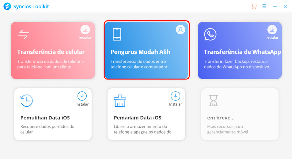 Obtenha Syncios Mobile Manager