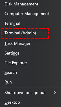 Opening a terminal window with administrator privileges
