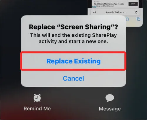 facetime share screen