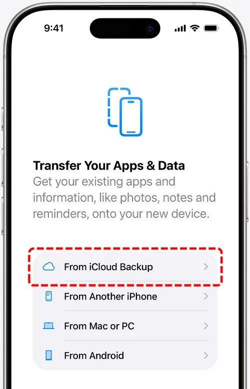 how to transfer data from iphone to iphone