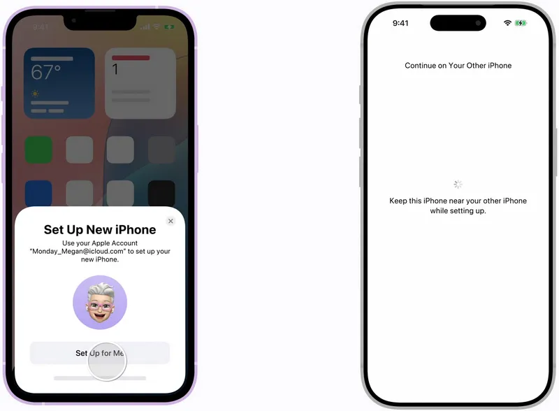 how to transfer data from iphone to iphone