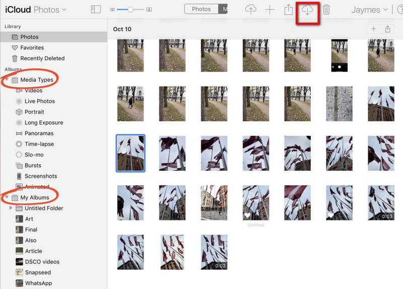 transfer photos from iPhone to pc with icloud