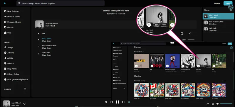 Unblocked Music Sites for School: playlistsound