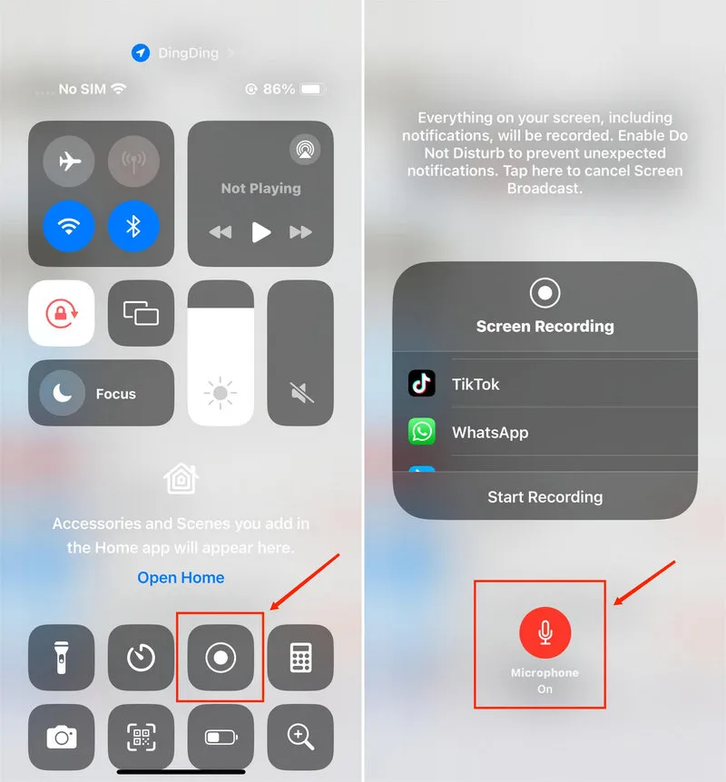 WhatsApp Call and Video Recorders: iphone