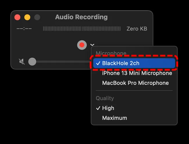 WhatsApp Call and Video Recorders: QuickTime Player