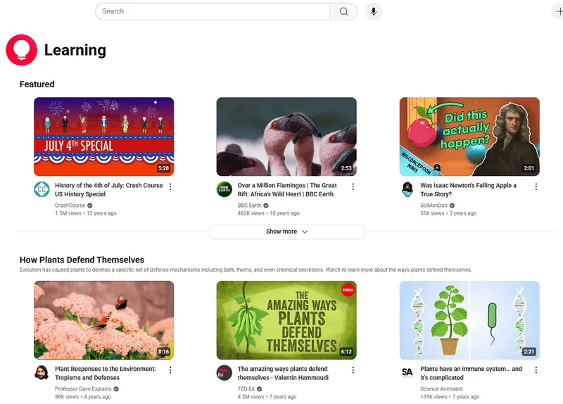 YouTube Education