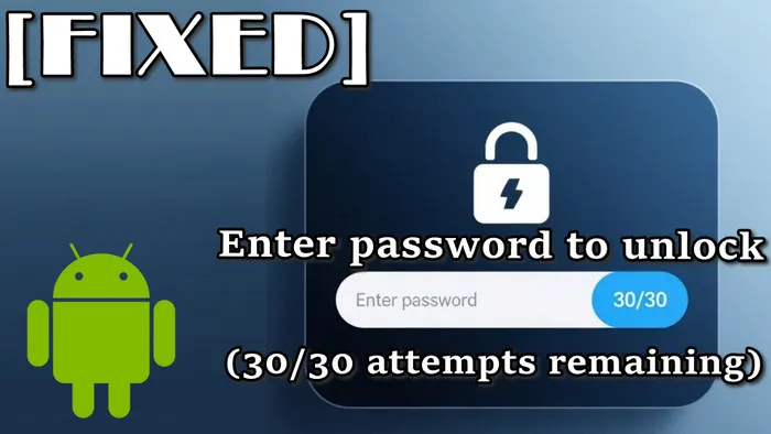 enter password to unlock