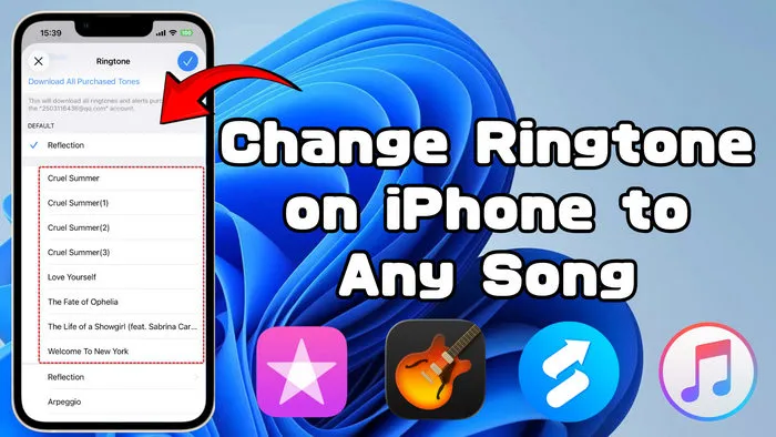 how to change ringtone on iphone