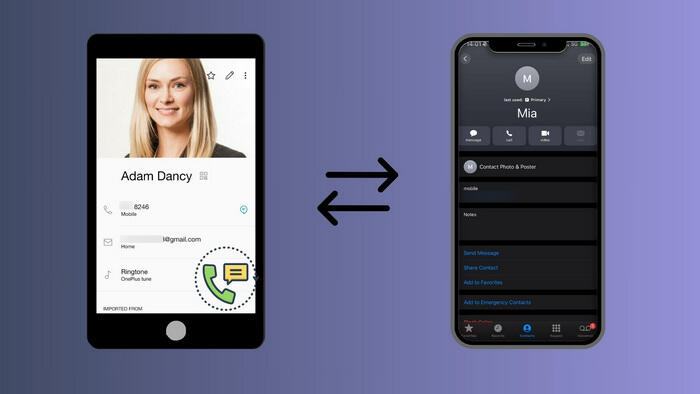 Transfer Contacts from Android to iPhone