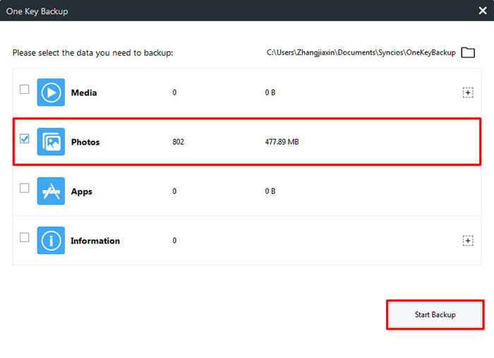 1-click backup OnePlus 13t photos