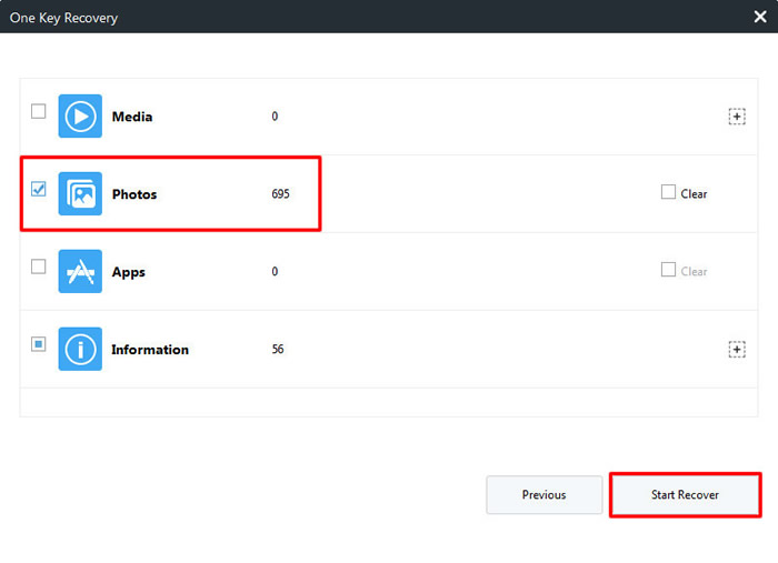 1-click restore photos to Xiaomi Redmi Note 14 Pro step 2