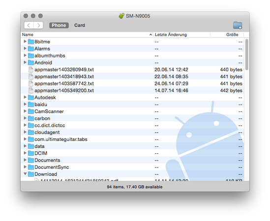 Android to Mac File Transfer  