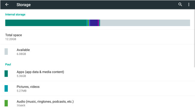 android storage center