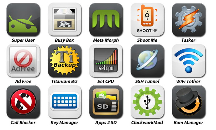 apps available for rooting android