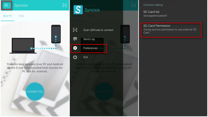 How To Authorize Syncios App To Write External Sd Card On Android 5 0 Device