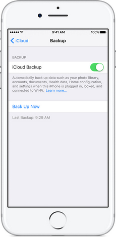 backup iphone
