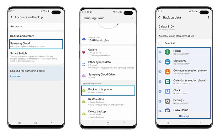 Backup and Restore Samsung Galaxy S21