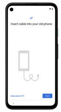 transfer data during setup