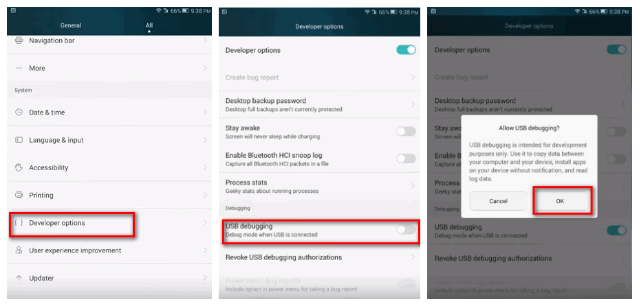 How to Enable USB Debugging Huawei Ascend P7/P8/P9(Plus)/P10(Plus) | Syncios