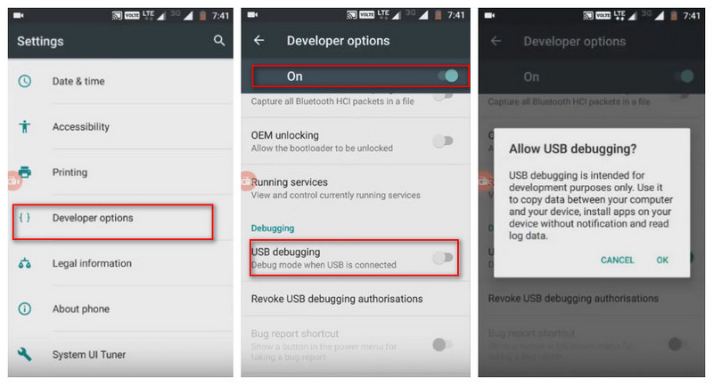  Enbale USB Debugging Mode on Motorola Moto M