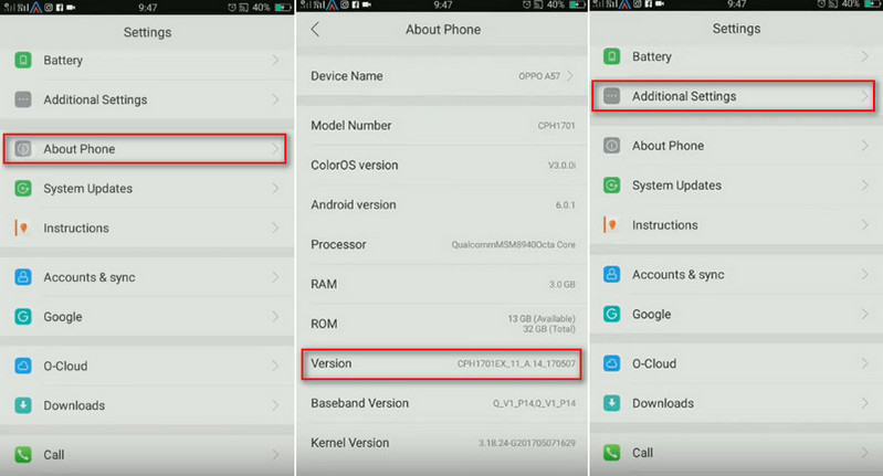 How To Enable Usb Debugging Mode On Oppo A37a39a57a59a77