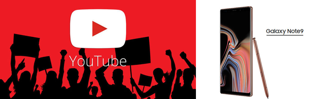 download youtube video to samsung galaxy note 9