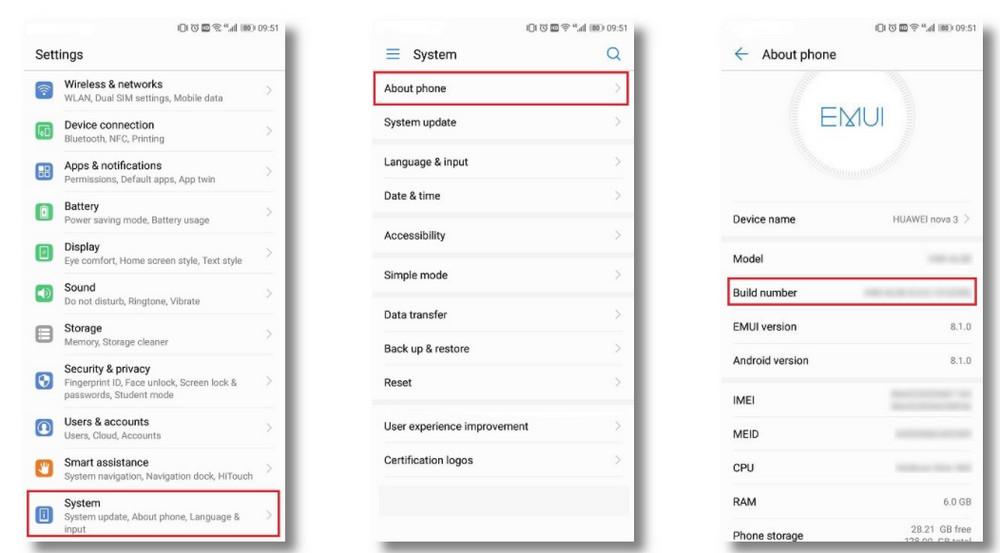 Het koud krijgen Billy Individualiteit How to Enable USB Debugging Mode on Huawei Nova 3/3e - Syncios