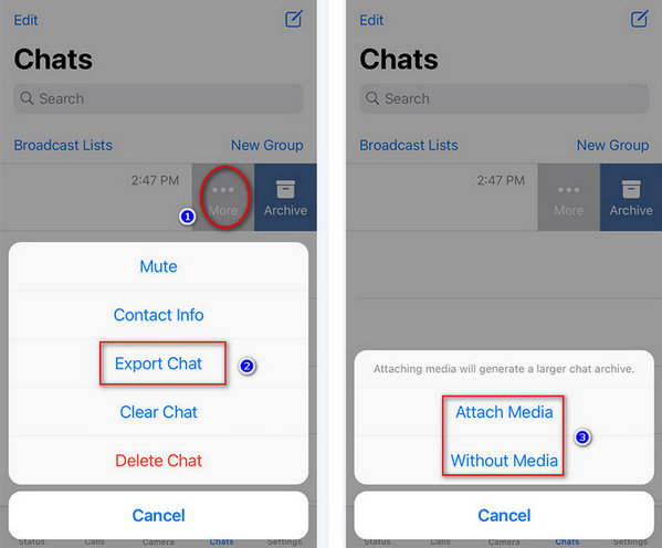 export iPhone WhatsApp chats to Google Pixel 5 via google drive