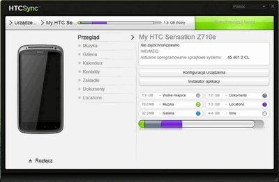 ADMINISTRADOR DE SINCRONIZACIÓN DE HTC 