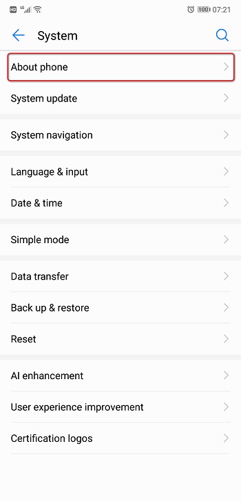 Huawei P30/P30 Pro Phone Information