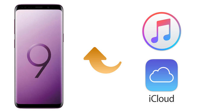 iCloud backup to Samsung Galaxy S9