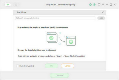 Install Spotify Music Converter and add Spotify music