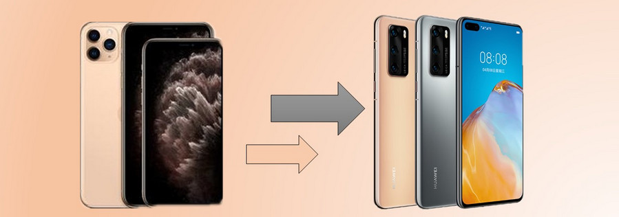 iPhone XS and Huawei Pura80
