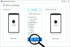 one click android to android transfer