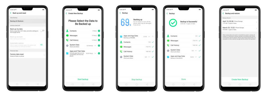 save OPPO Find X8 data to SD card 
