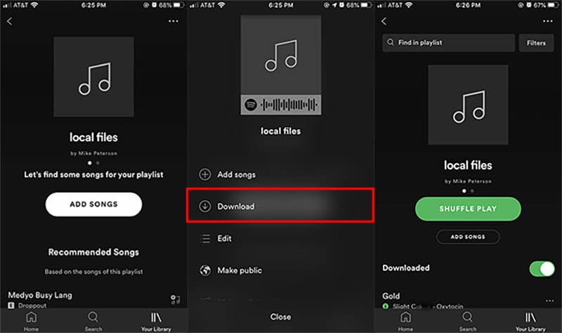 Play Local Files on Spotify